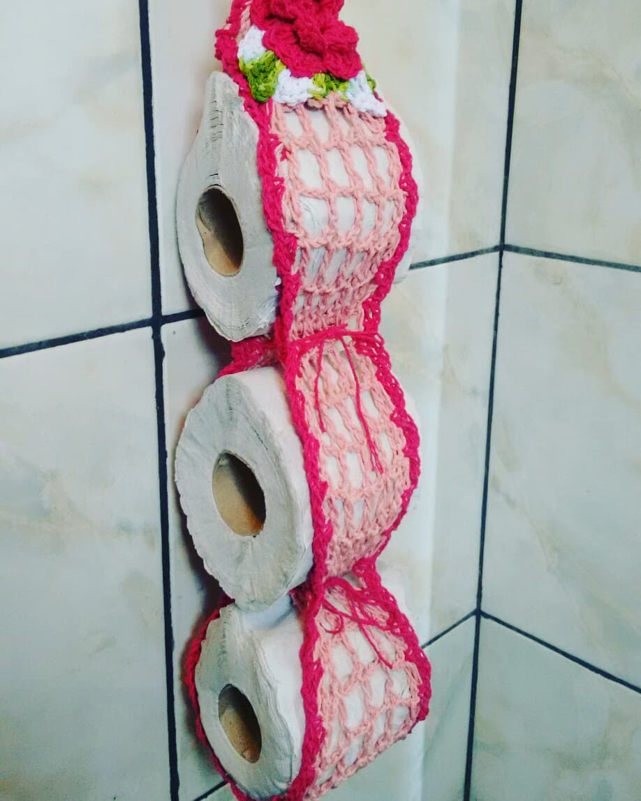 Foto de porta papel higienico de croche 35 - 38