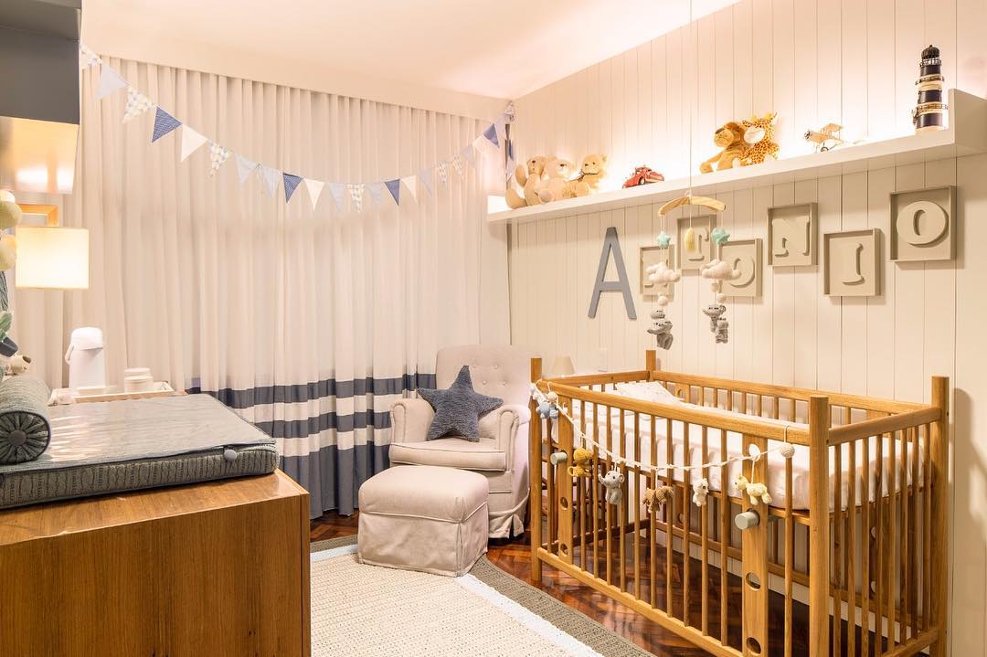 Foto de cortina para quarto de bebe 17 - 20