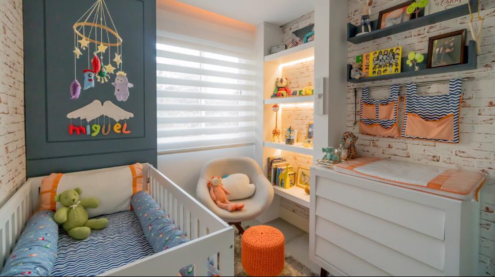 Foto de cortina para quarto de bebe 21 - 24