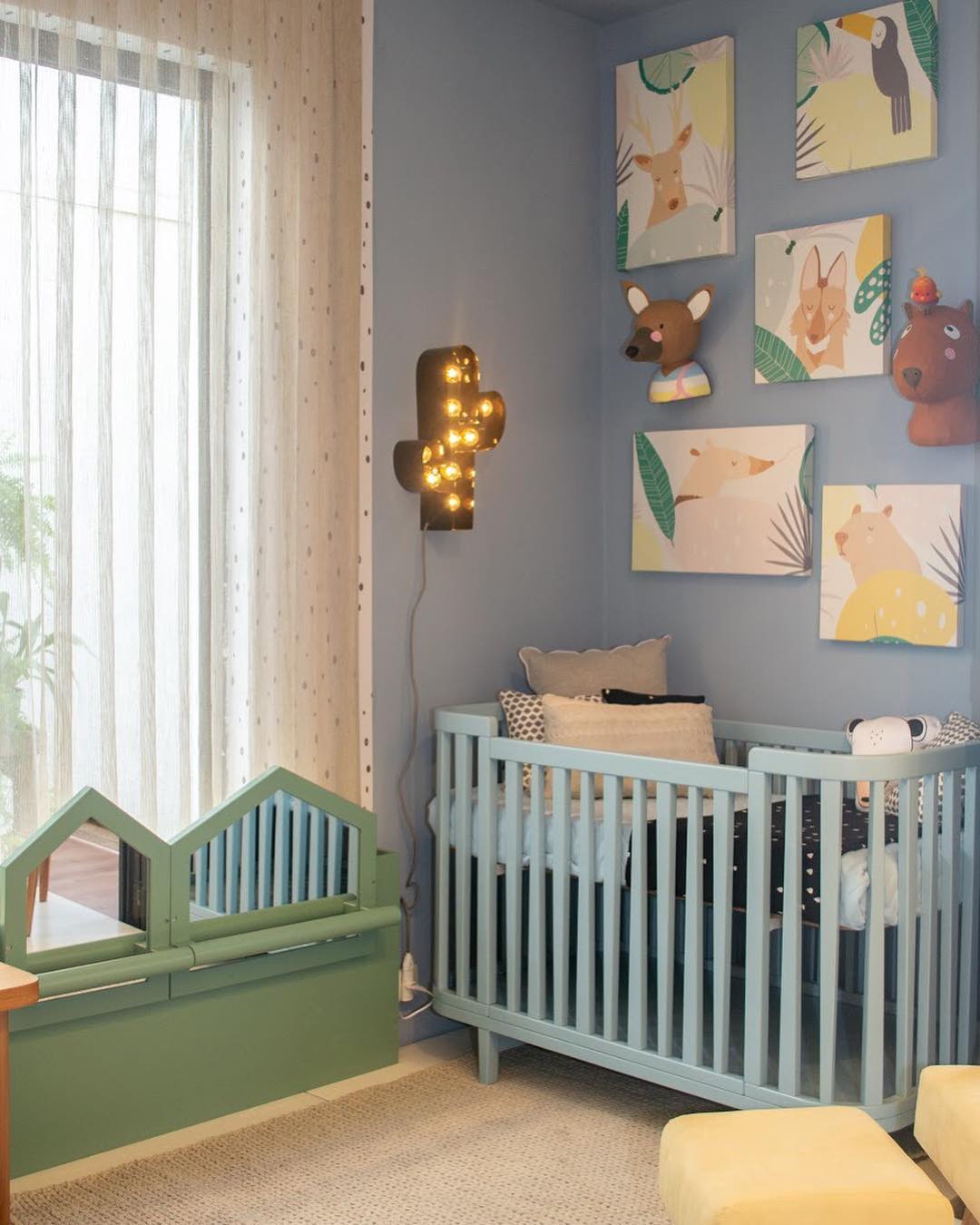 Foto de cortina para quarto de bebe 33 - 36