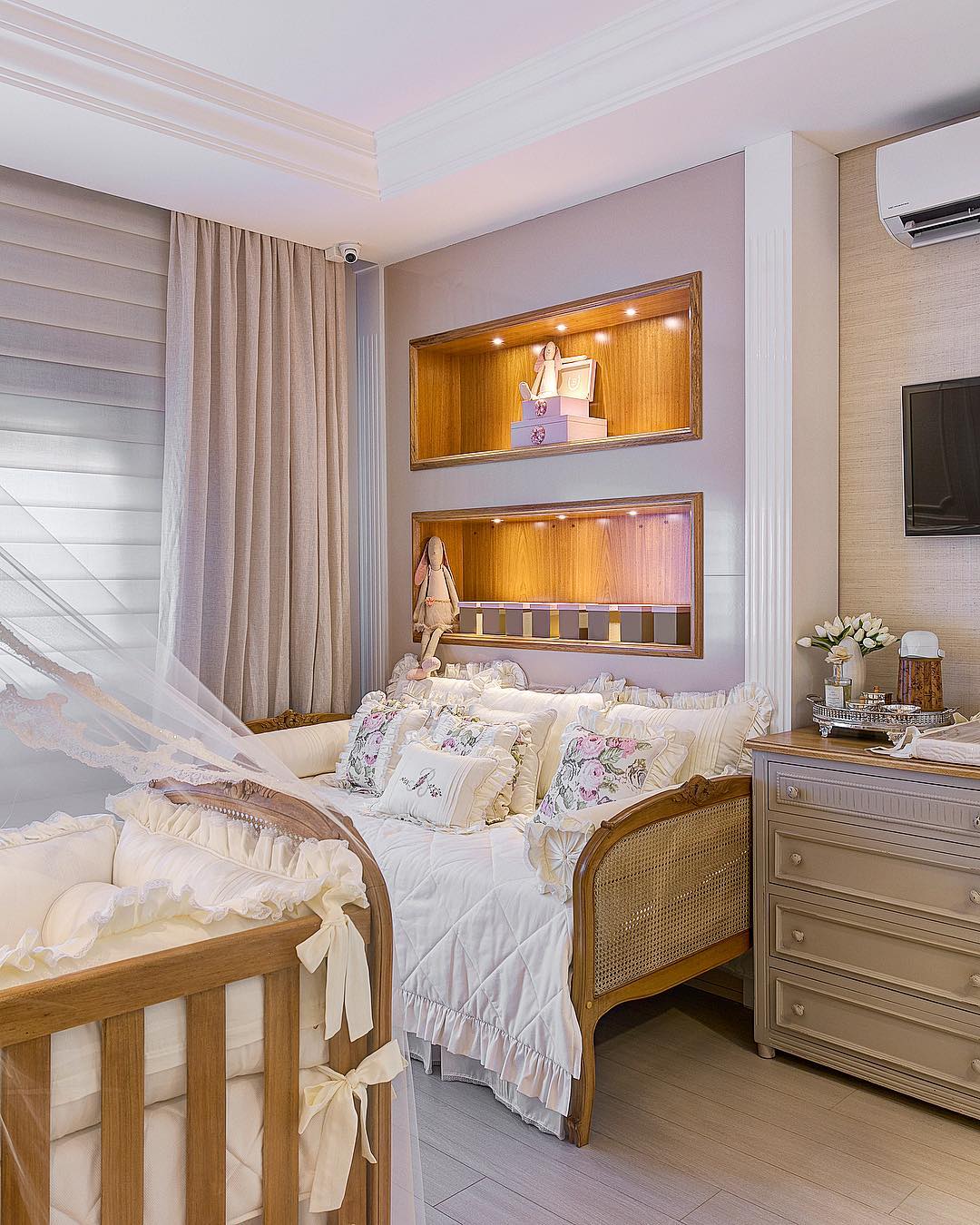 Foto de cortina para quarto de bebe 37 - 40