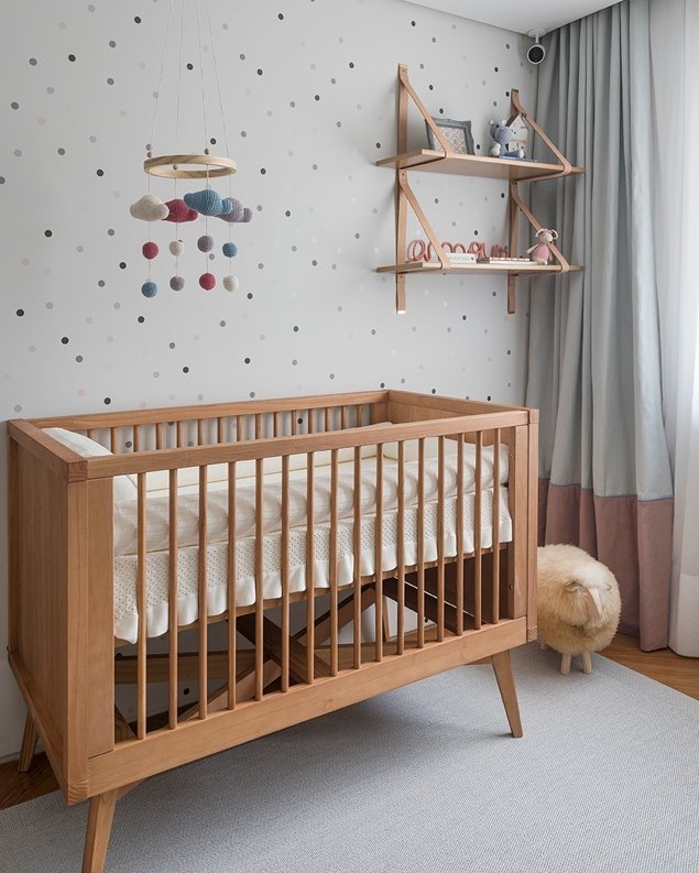 Foto de cortina para quarto de bebe 40 - 43