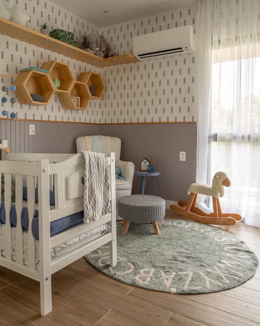 Foto de cortina para quarto de bebe 56 - 59