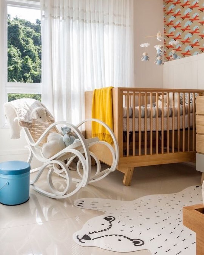 Foto de cortina para quarto de bebe 57 - 60