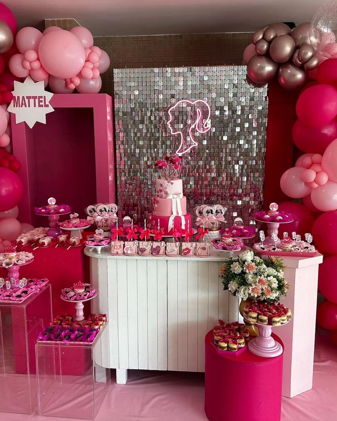 Foto de festa da barbie 037 - 40