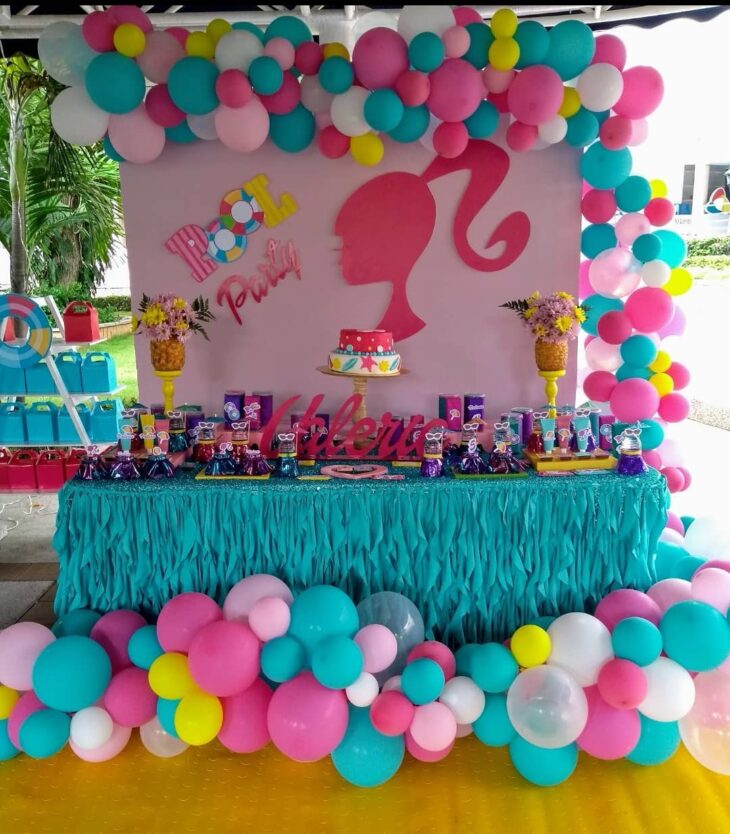 Foto de festa da barbie 45 - 48