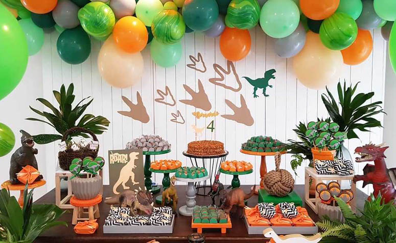 Festa Dinossauro: 45 ideias e tutoriais para um evento cheio de aventura