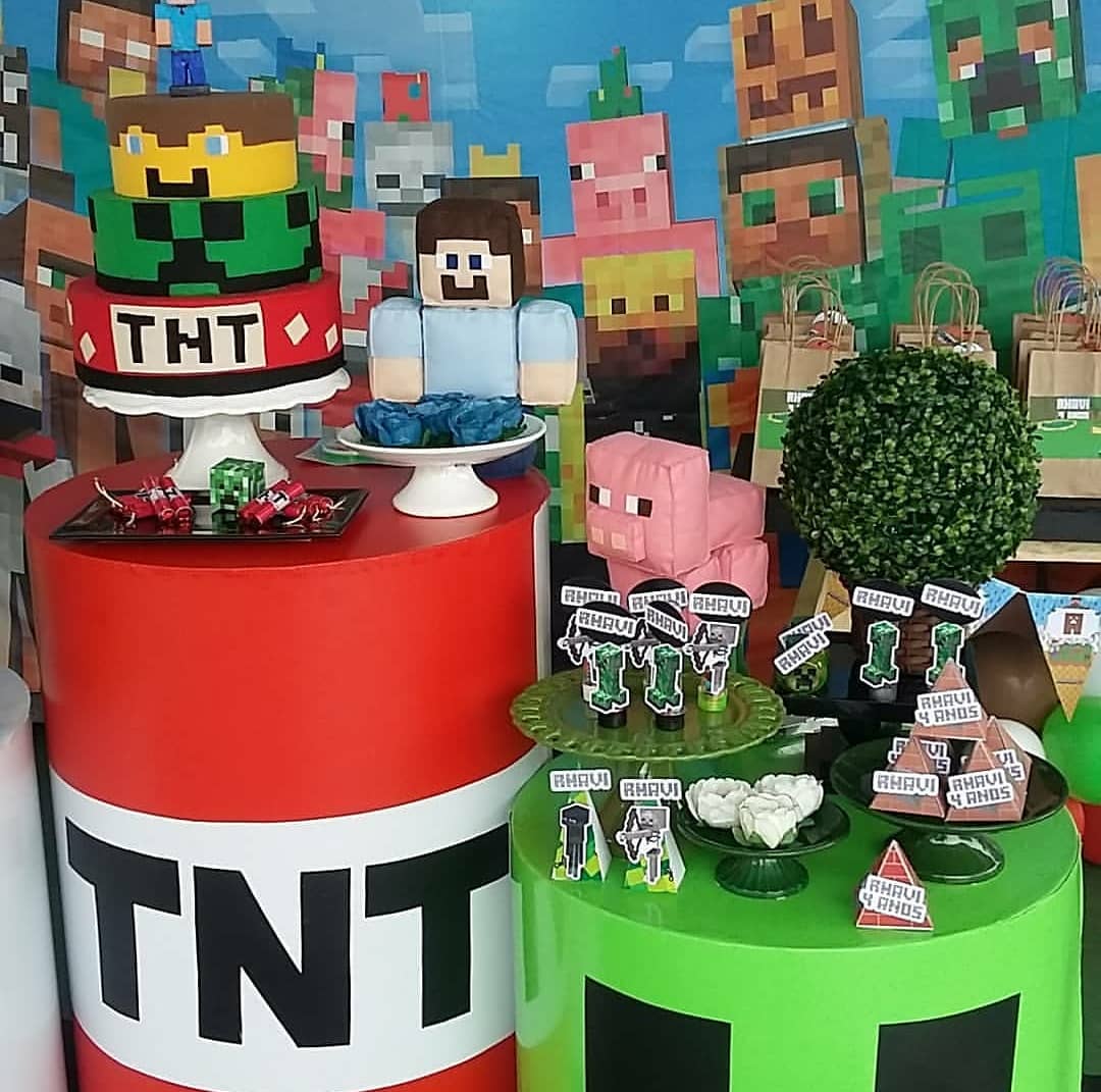 Foto de festa minecraft 60 - 60