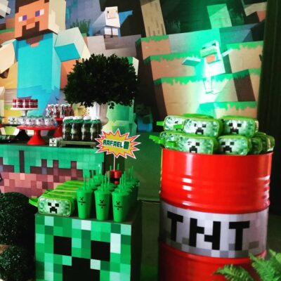 Festa Minecraft: 60 ideias e como montar uma festa criativa