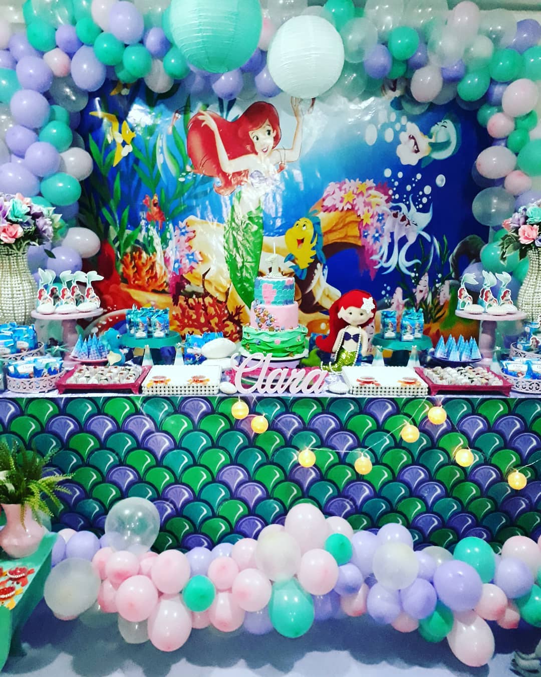 Foto de festa pequena sereia 26 - 29