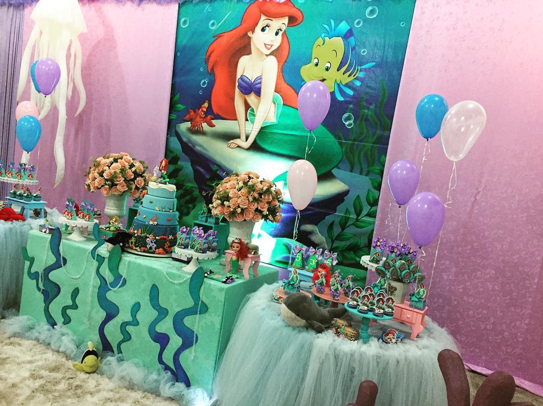 Foto de festa pequena sereia 55 - 58