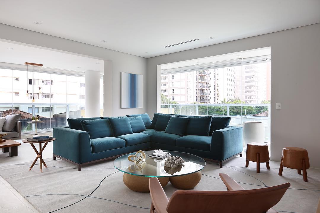 Azul petróleo: 70 ideias modernas para decorar com a cor