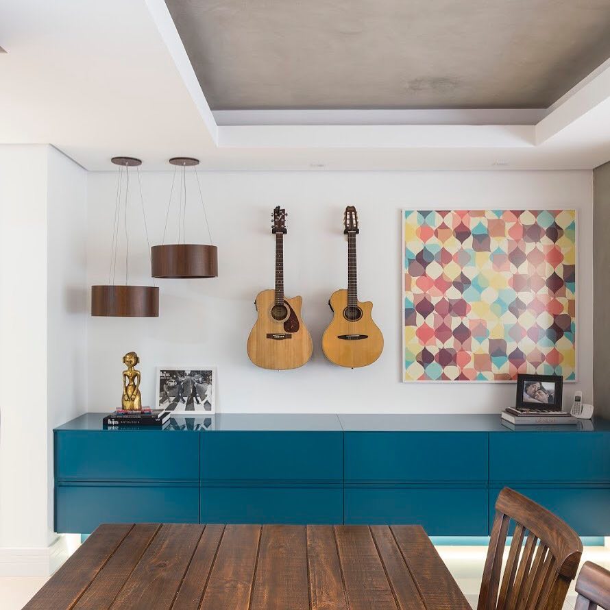 Azul petróleo: 70 ideias modernas para decorar com a cor
