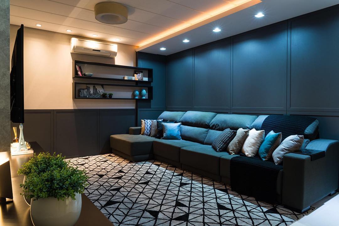 Azul petróleo: 70 ideias modernas para decorar com a cor