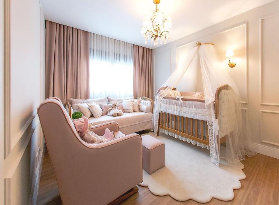 Foto de cortina para quarto de bebe 108 - 11