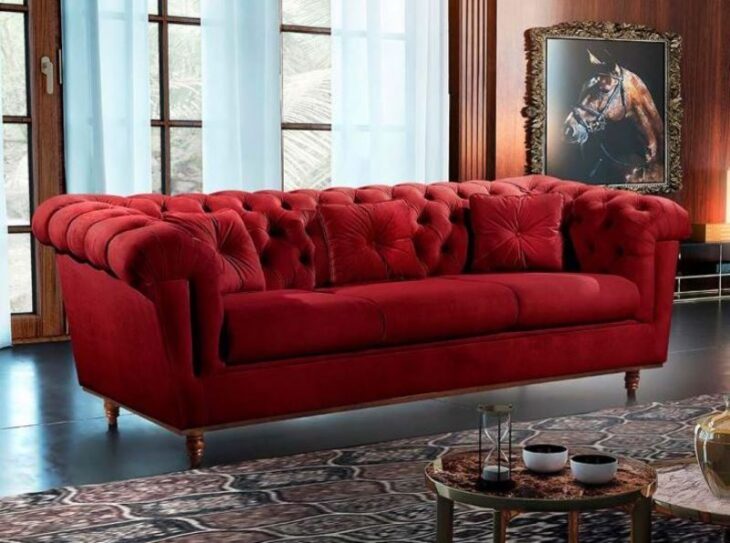 Foto de sofa vermelho 20 - 19