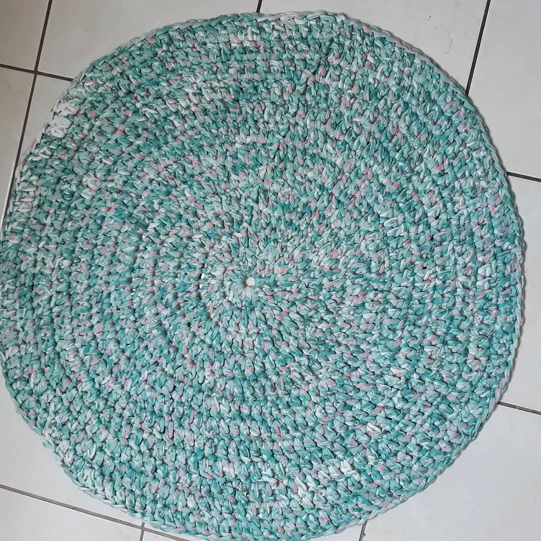 Foto de tapete de croche redondo 47 - 47