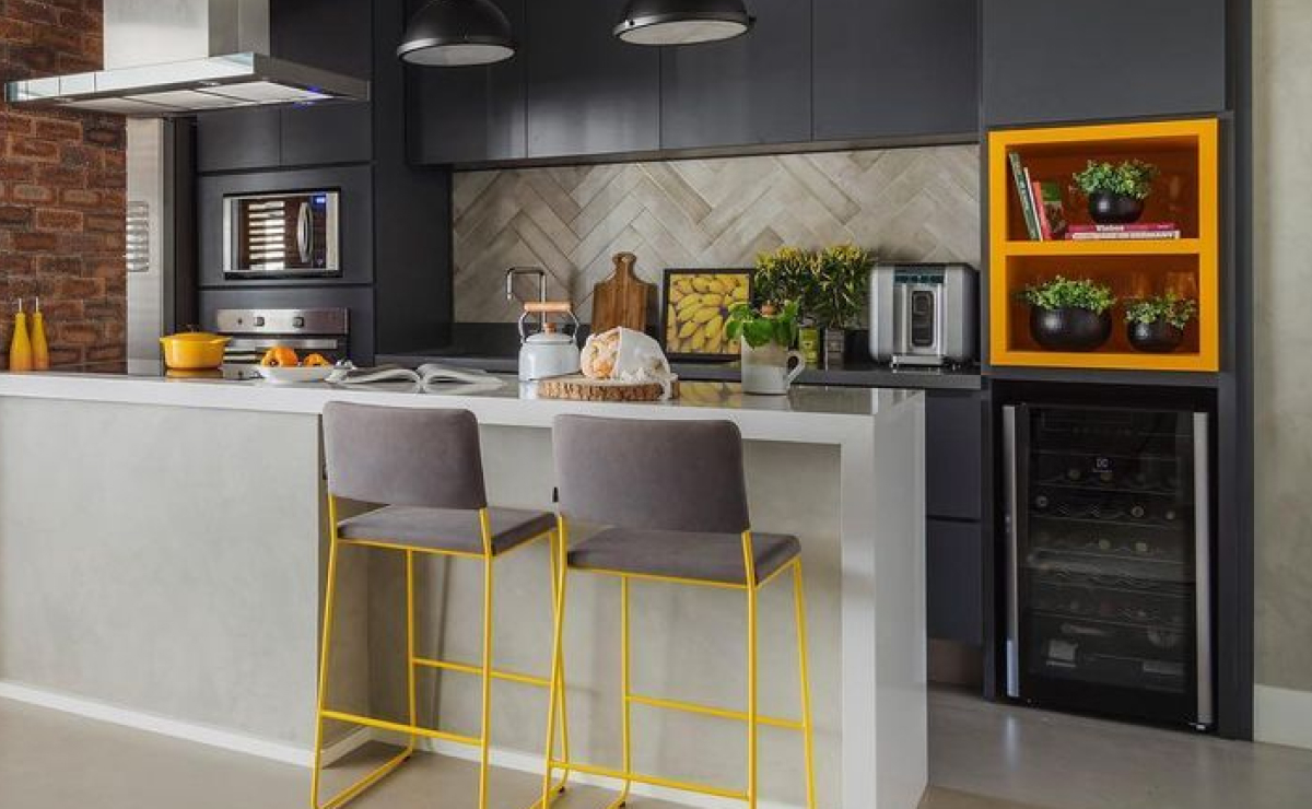 Bancada de cozinha: 50 modelos funcionais e belos para seu espaço