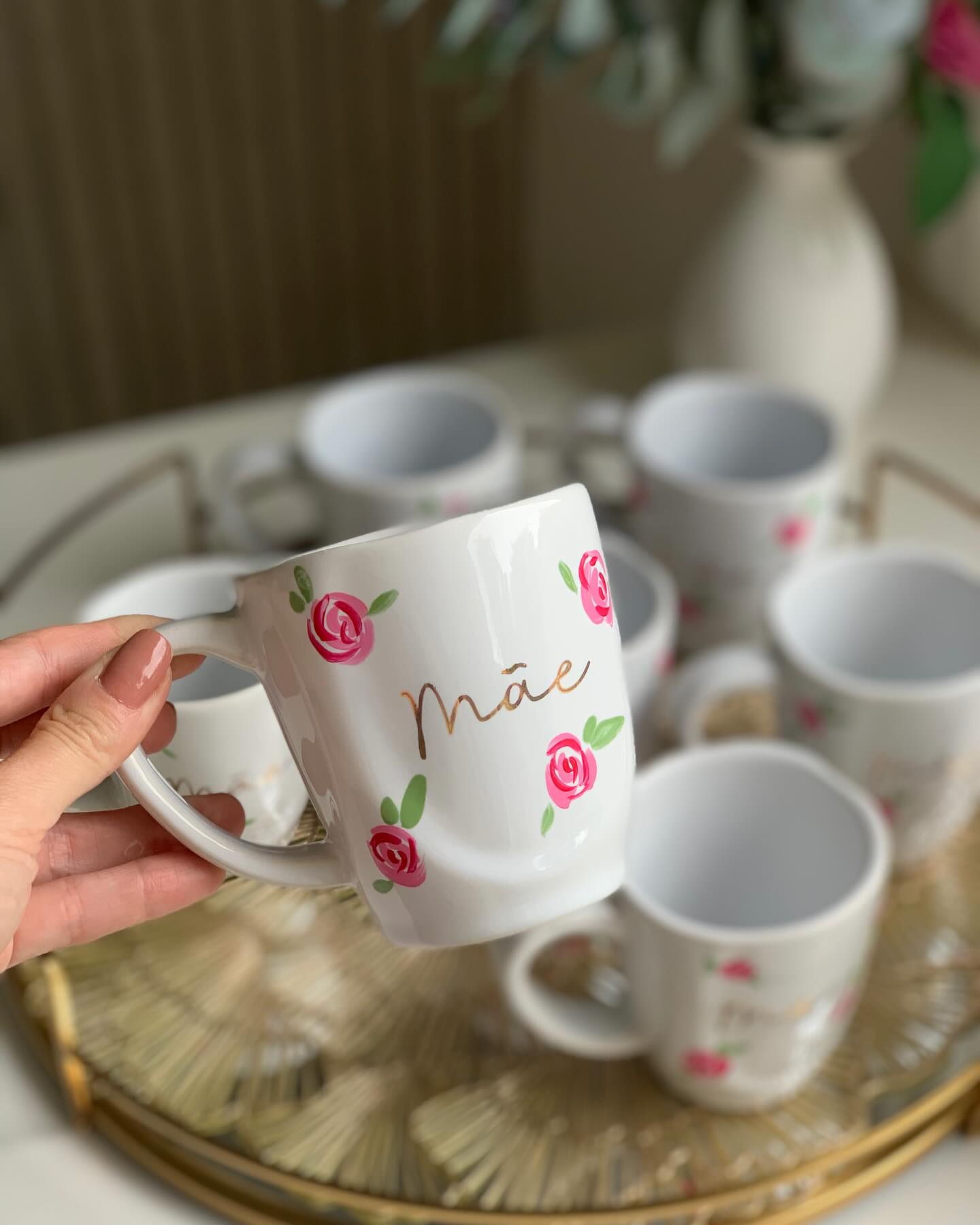 Caneca personalizada de lembrancinha para o dia das mães