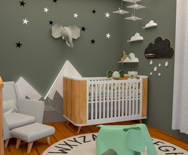 Foto de prateleira para quarto de bebe 61 - 59