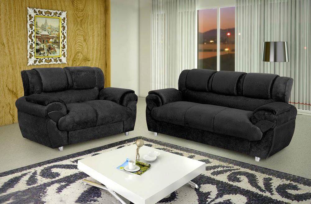 Foto de sofa preto 18 - 18