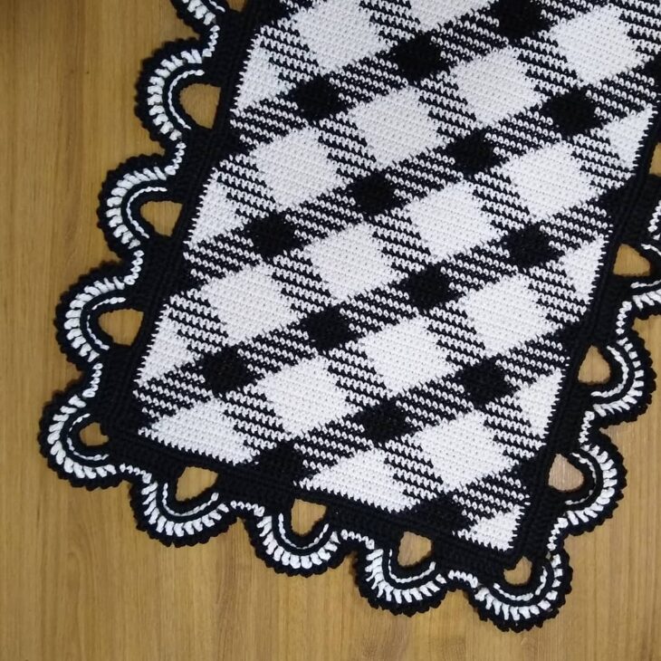 Foto de bico de croche para tapete 041 - 44