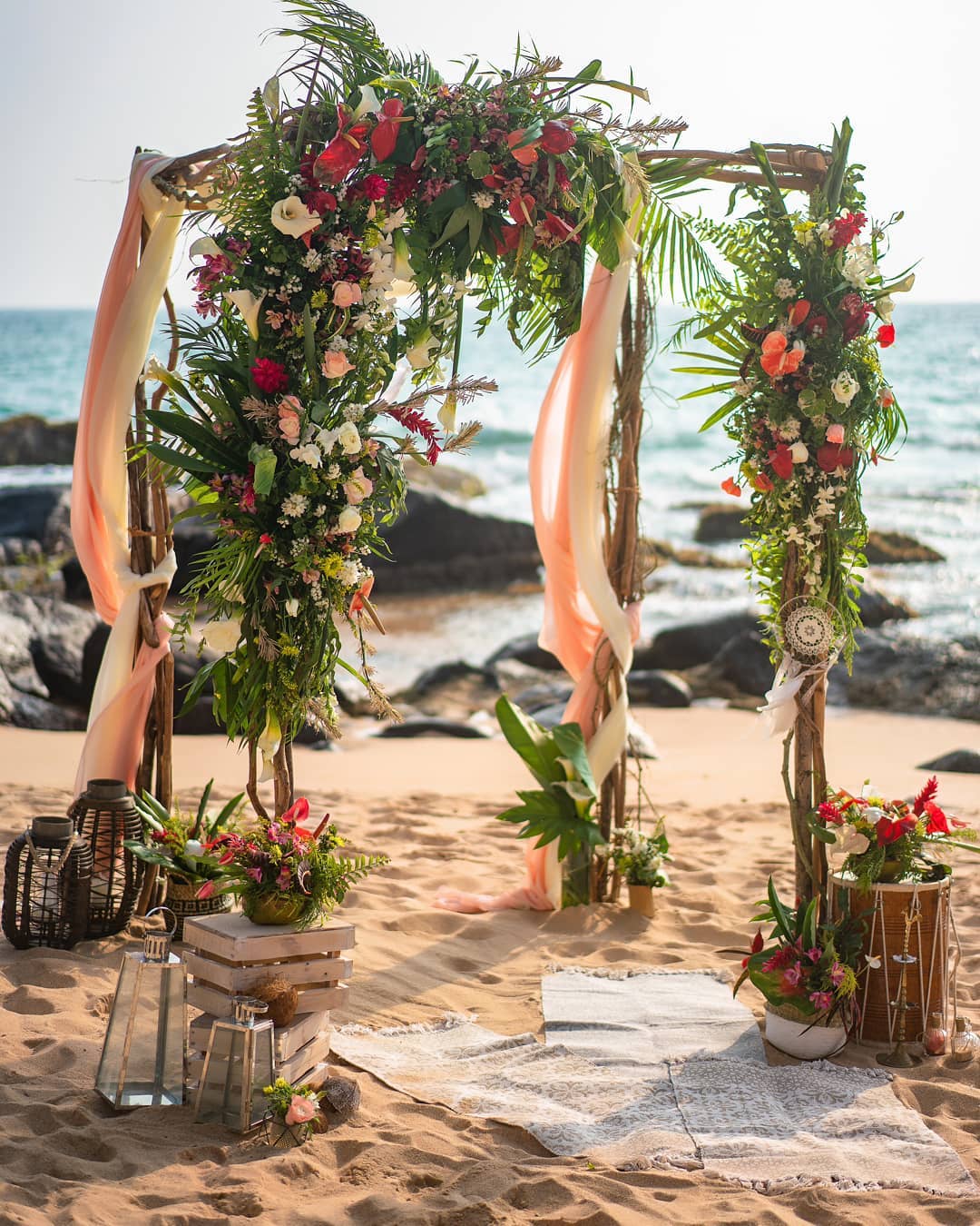 Foto de casamento na praia 51 - 53