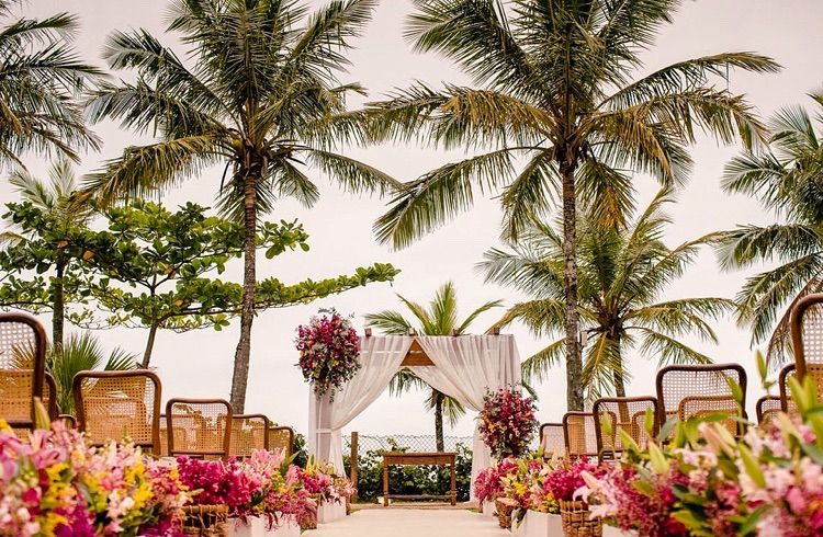 Foto de casamento na praia 55 - 57