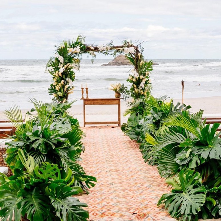 Foto de casamento na praia 56 - 58