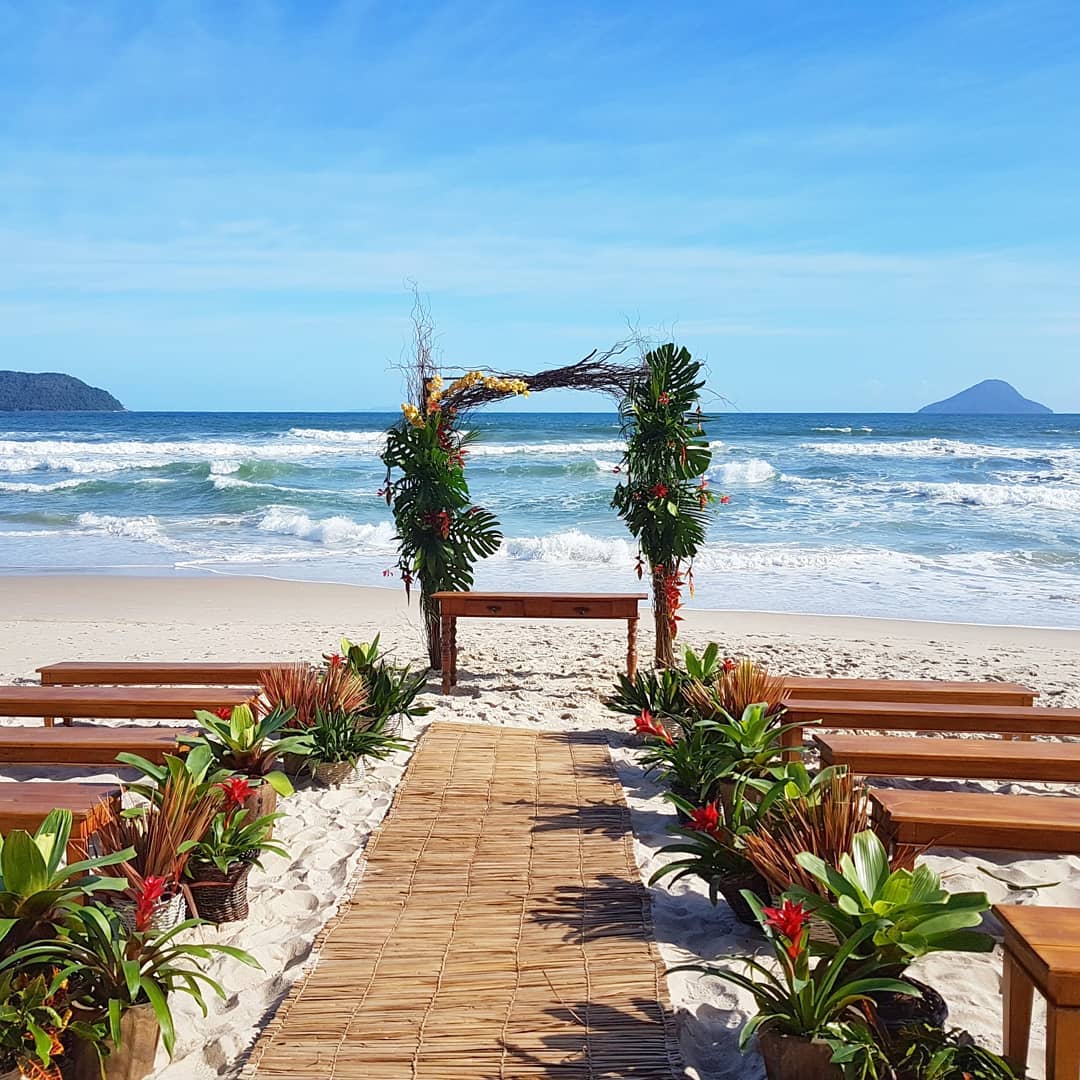 Foto de casamento na praia 60 - 62