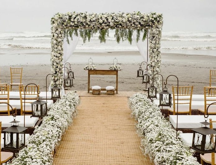 Foto de casamento na praia 68 - 70