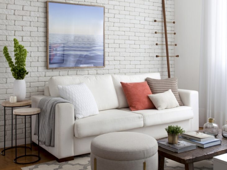 Foto de sofa branco 43 - 44