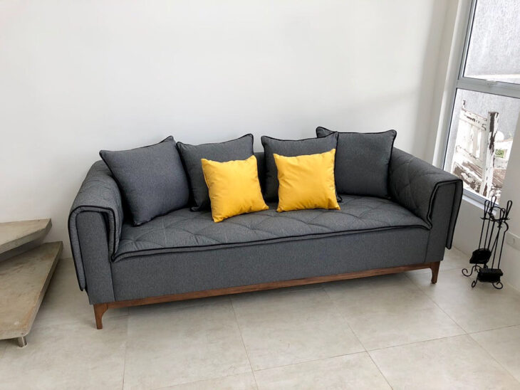 Foto de sofa cinza 20 - 20