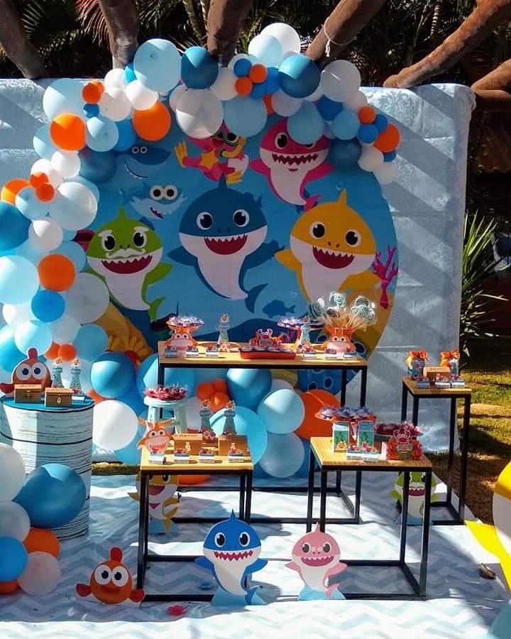 Foto de festa baby shark 1 - 4