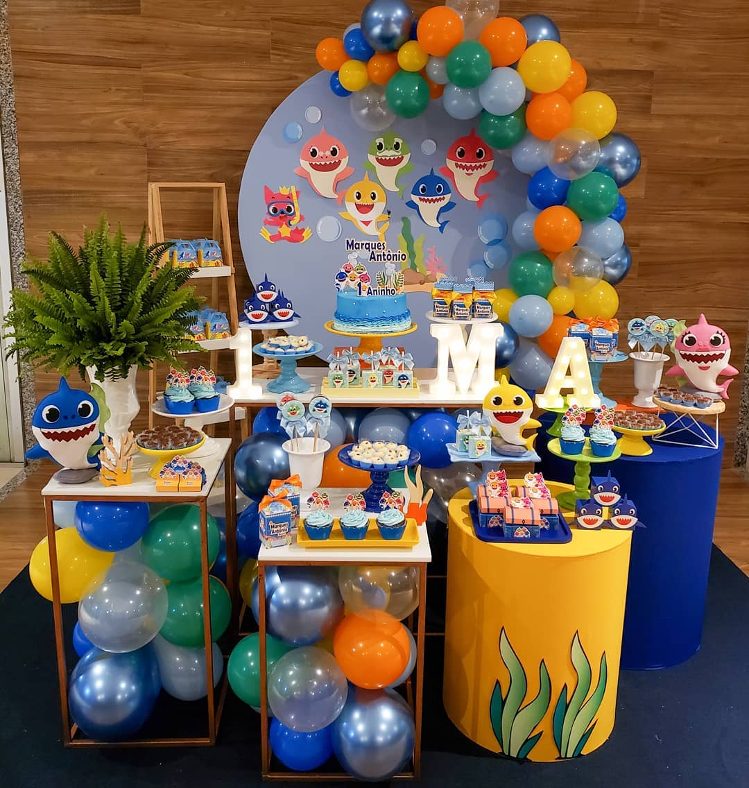 Foto de festa baby shark 17 - 20