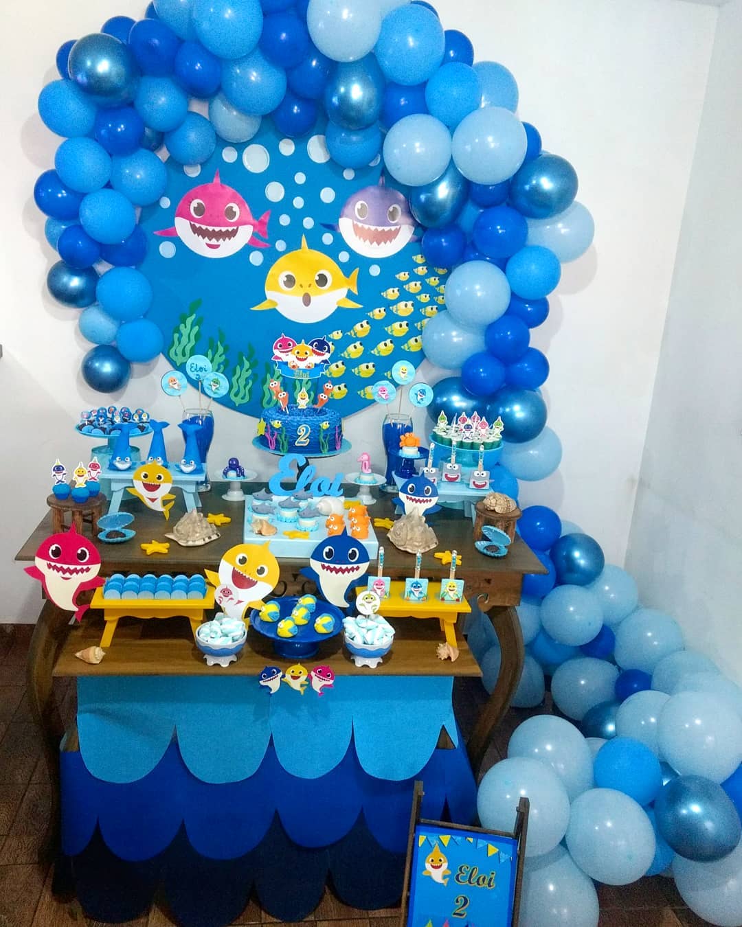 Foto de festa baby shark 35 - 38