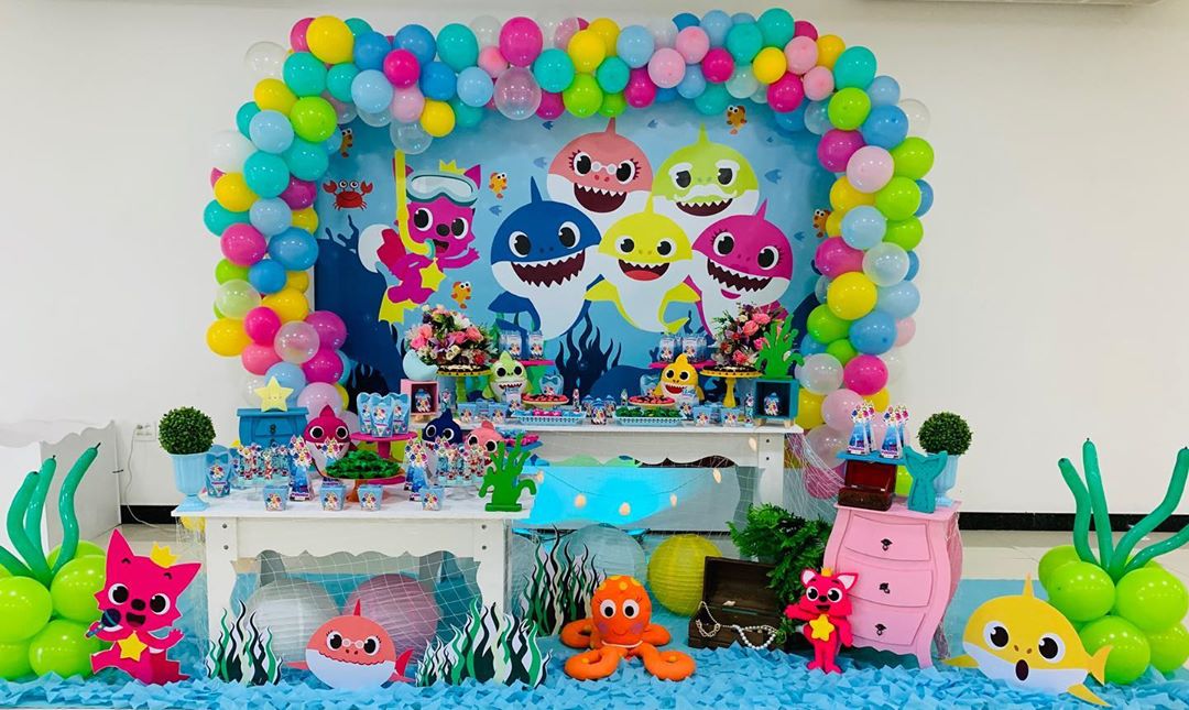 Foto de festa baby shark 60 - 63