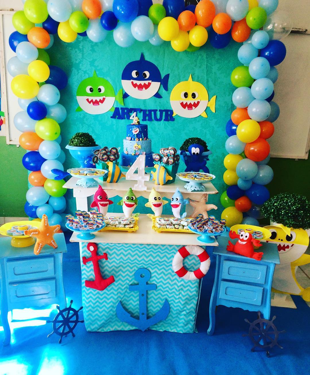 Foto de festa baby shark 66 - 69