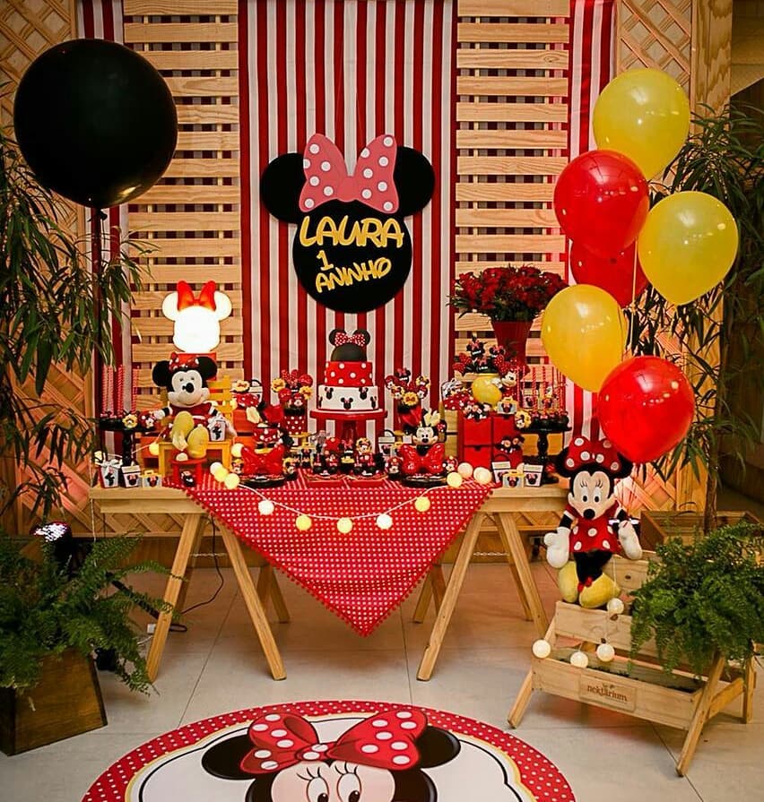 Foto de festa da minnie vermelha 1 - 2