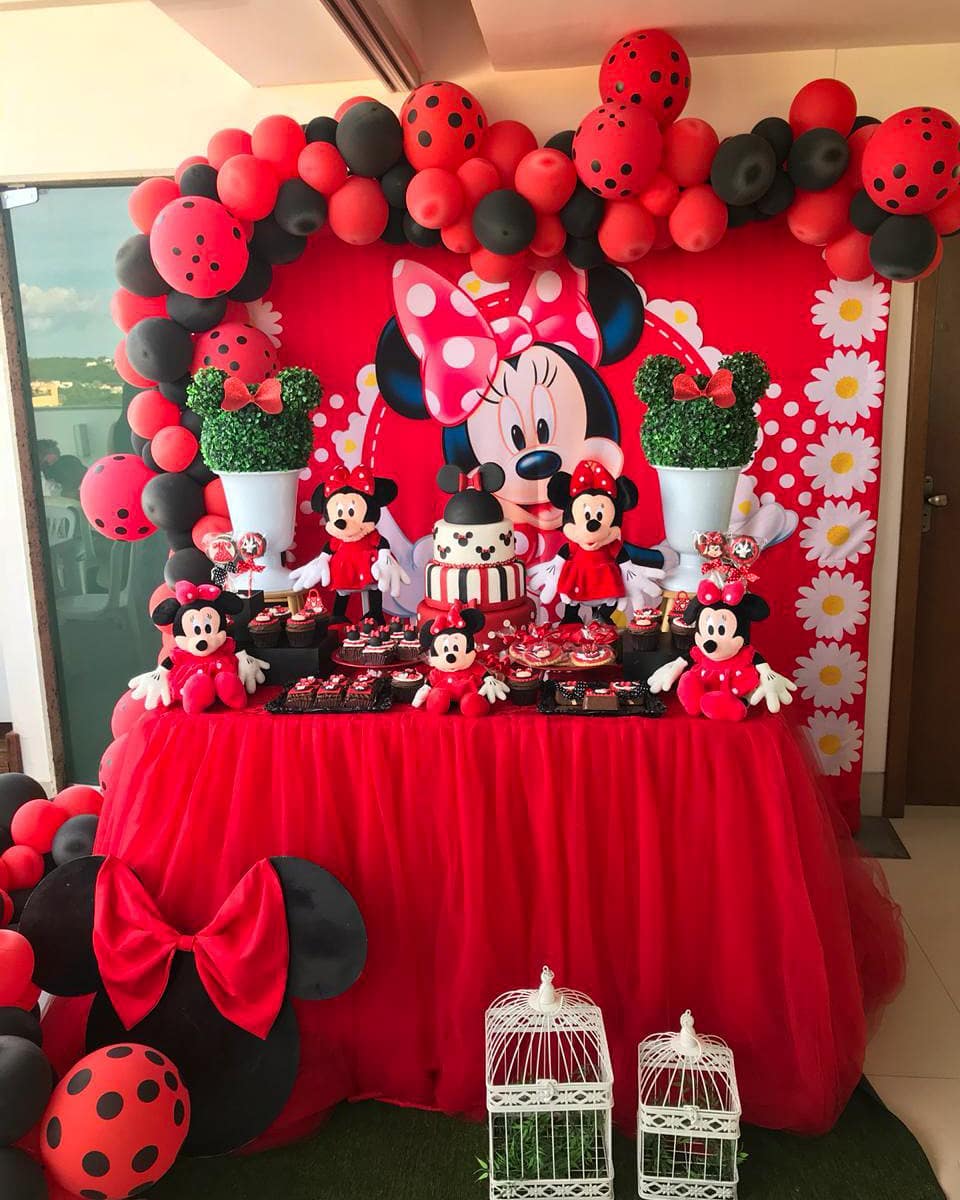 Foto de festa da minnie vermelha 29 - 30