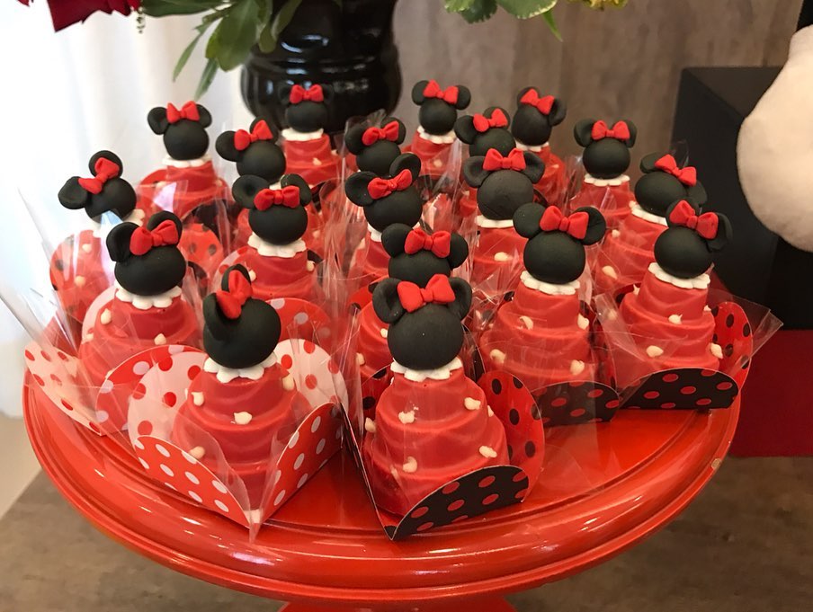 Foto de festa da minnie vermelha 37 - 38