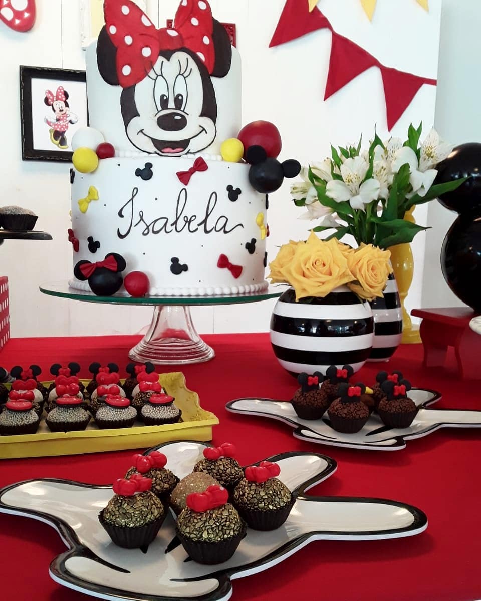 Foto de festa da minnie vermelha 38 - 40