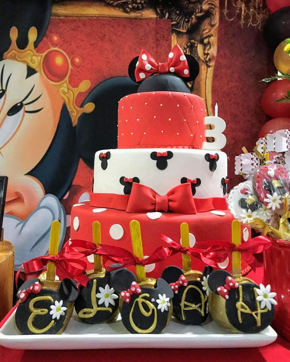 Foto de festa da minnie vermelha 39 - 39