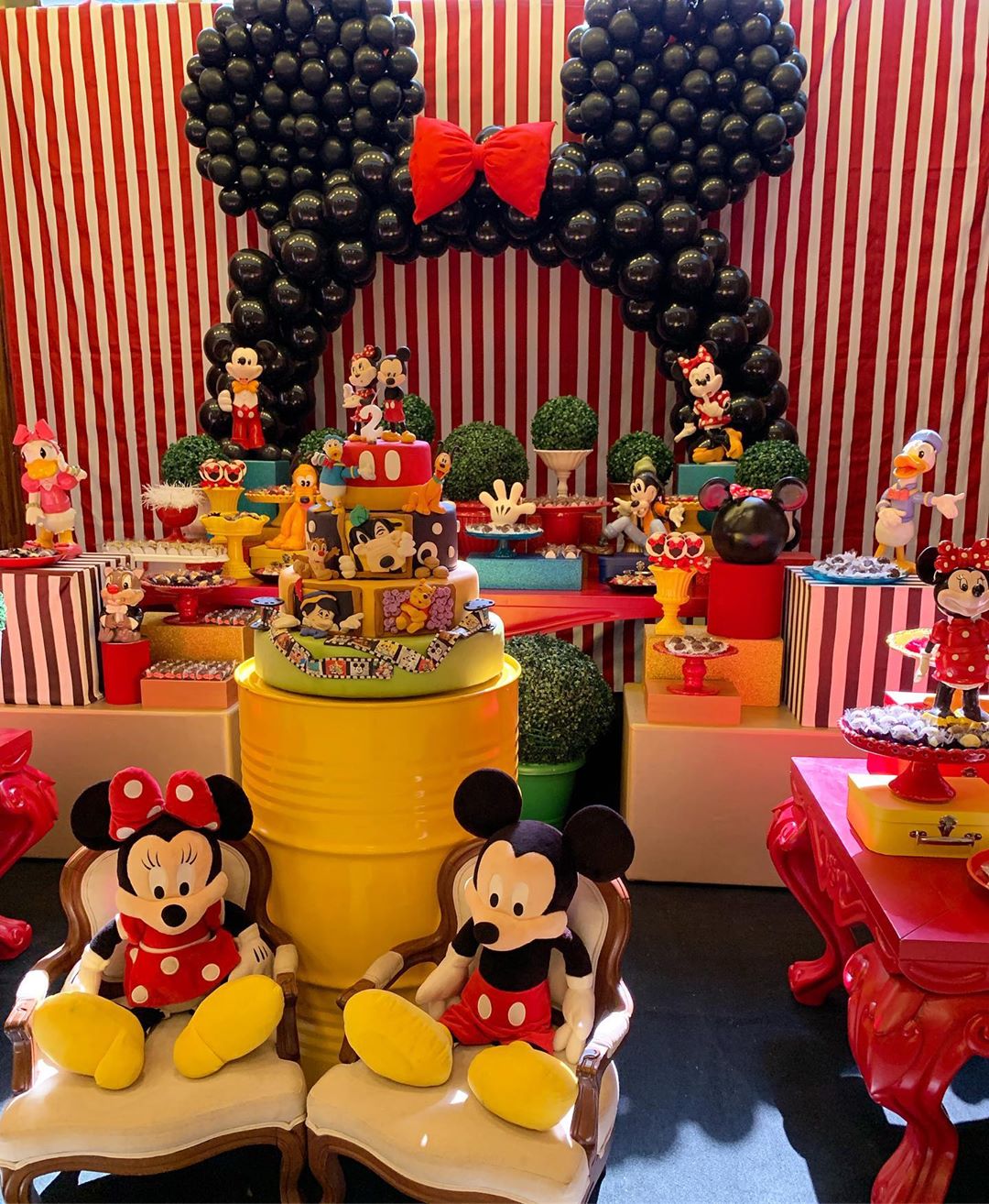 Foto de festa da minnie vermelha 41 - 42