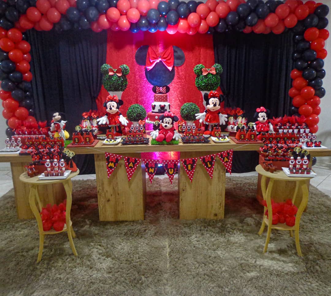 Foto de festa da minnie vermelha 42 - 43