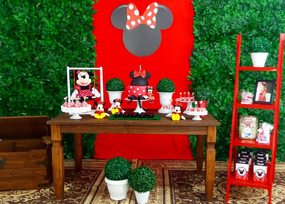 Foto de festa da minnie vermelha 44 - 45