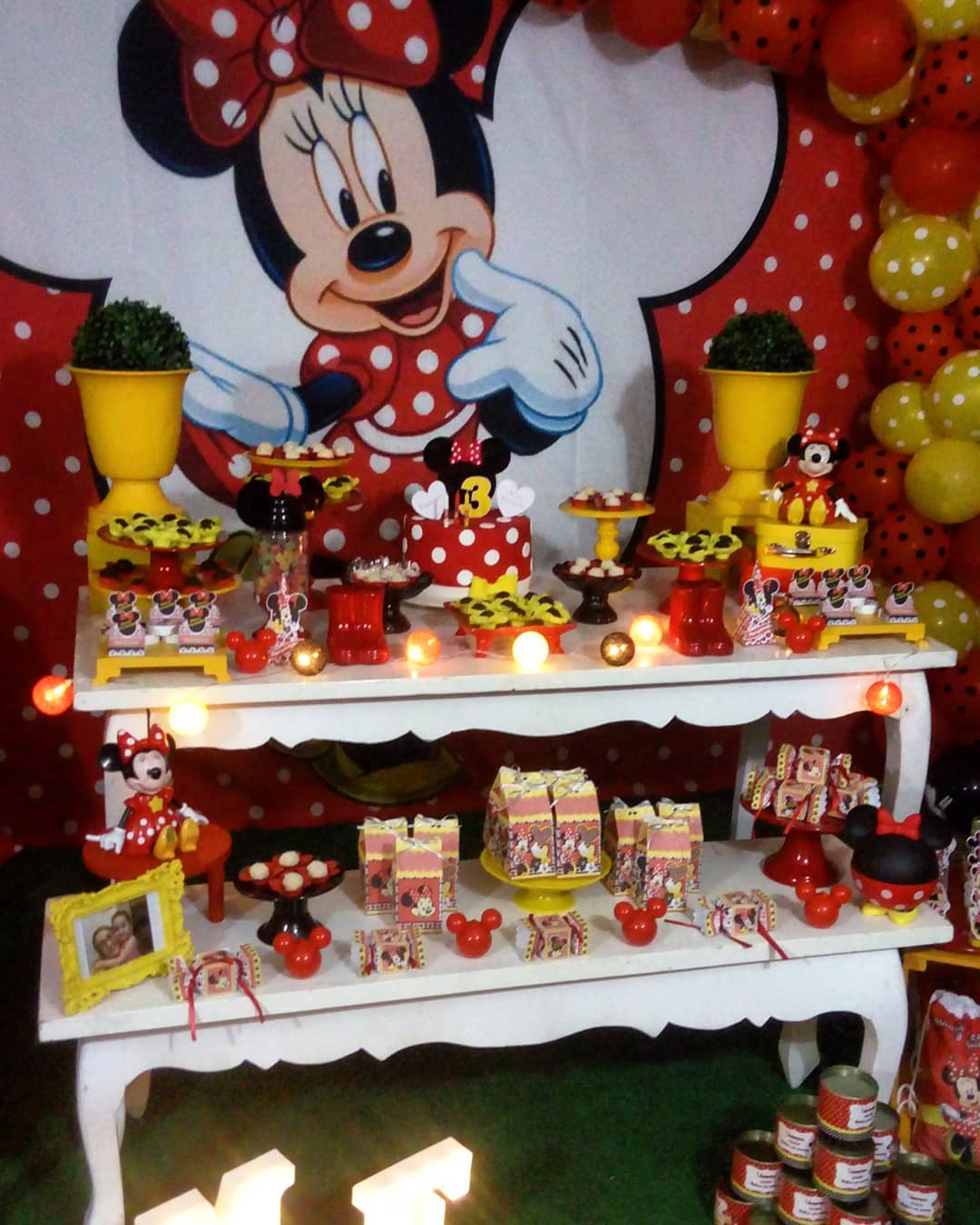 Foto de festa da minnie vermelha 45 - 46