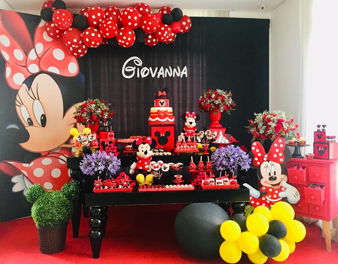 Foto de festa da minnie vermelha 48 - 49