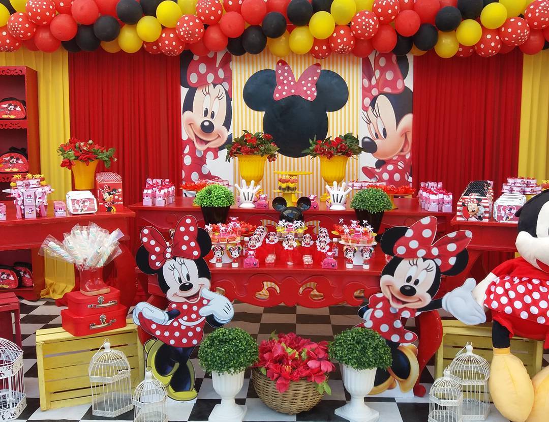 Foto de festa da minnie vermelha 51 - 52