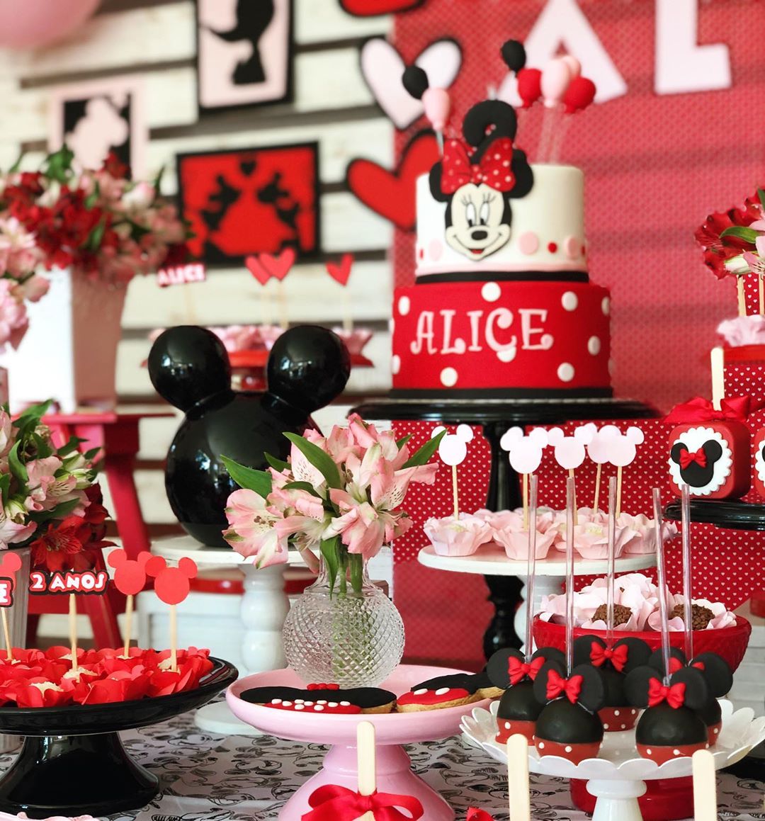 Foto de festa da minnie vermelha 55 - 56